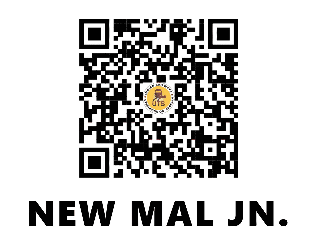 UTS QR Code for NEW MAL JN. - NMZ - NF (WEST BENGAL)
